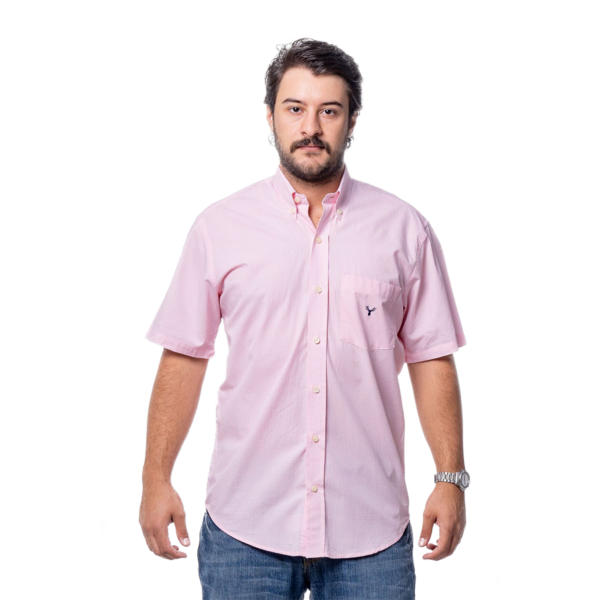 Camisa RAAT manga curta rosa