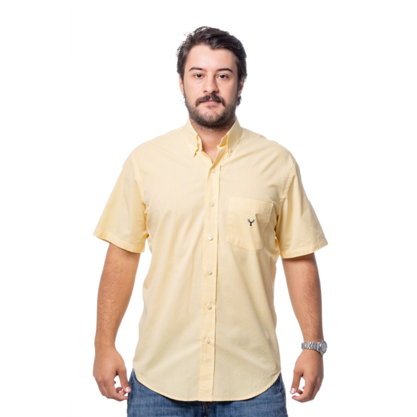 Camisa RAAT manga curta amarela