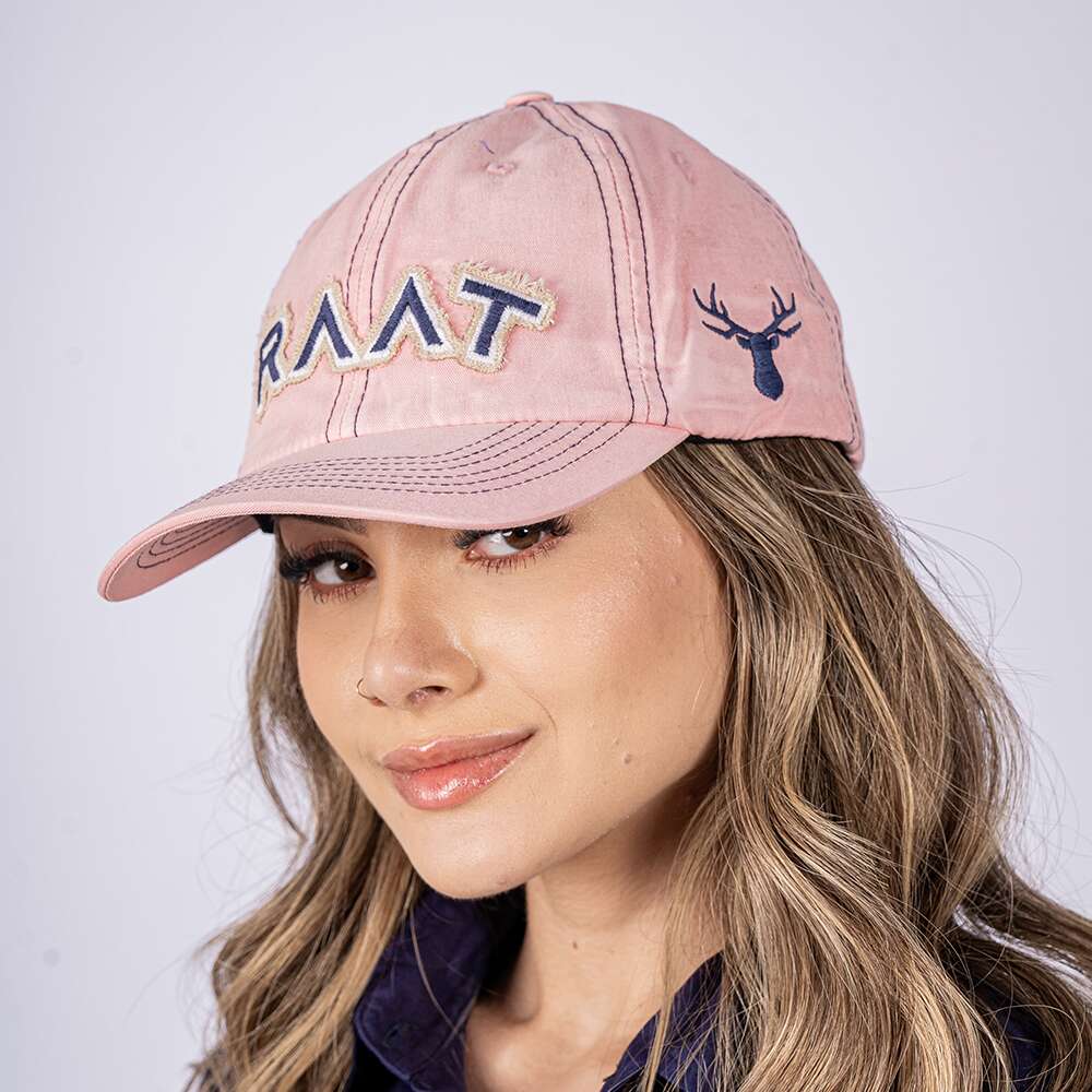Boné path bordado rosa RAAT