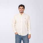 Camisa manga longa amarela clara