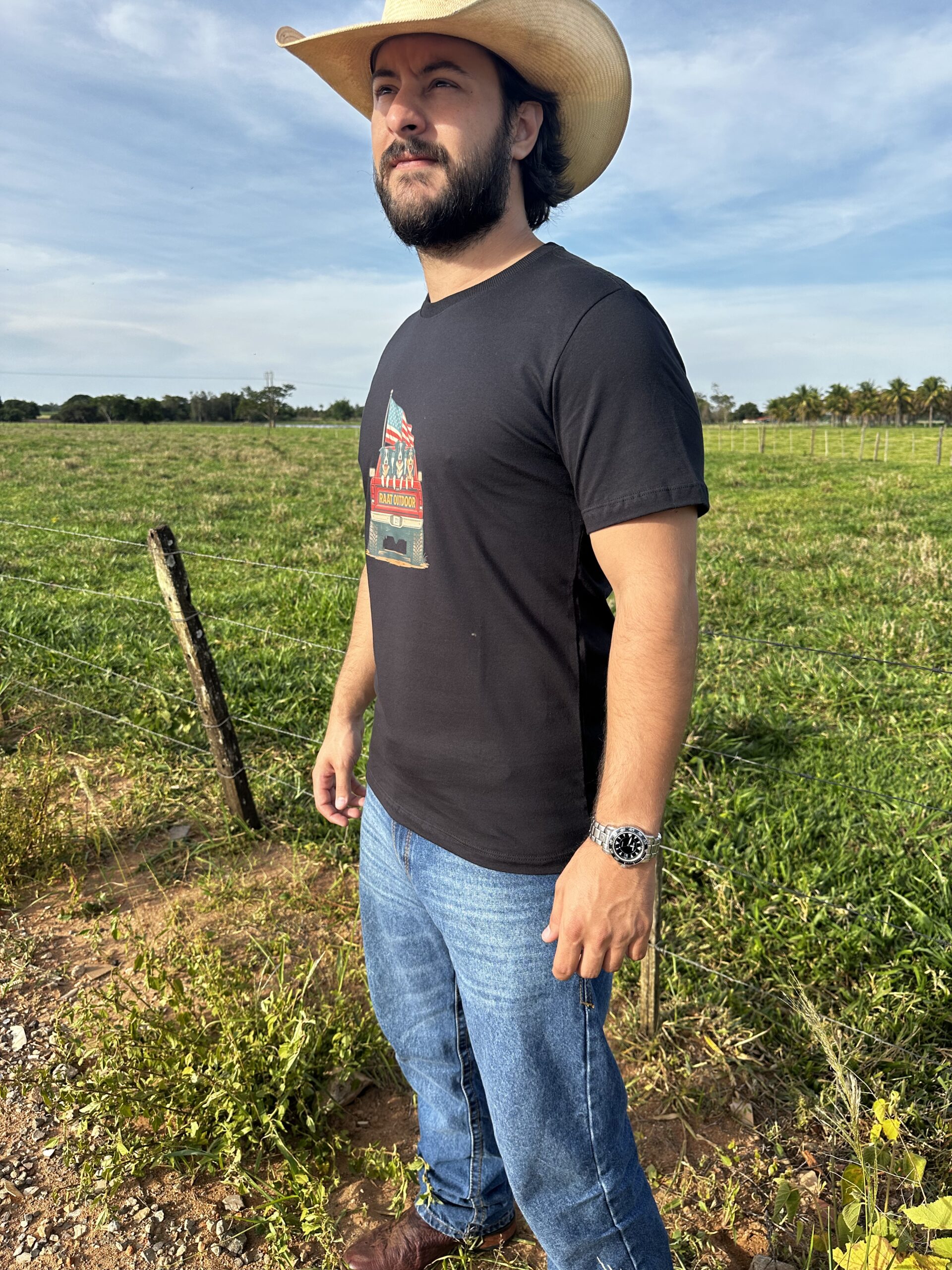 Camiseta RAAT preta OUTDOOR - Imagem 2