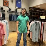 Camisa polo verde RAAT masculina