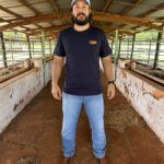 Camiseta azul PEIXE RAAT OUTDOOR