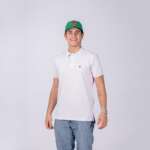 Camisa polo branca RAAT masculina