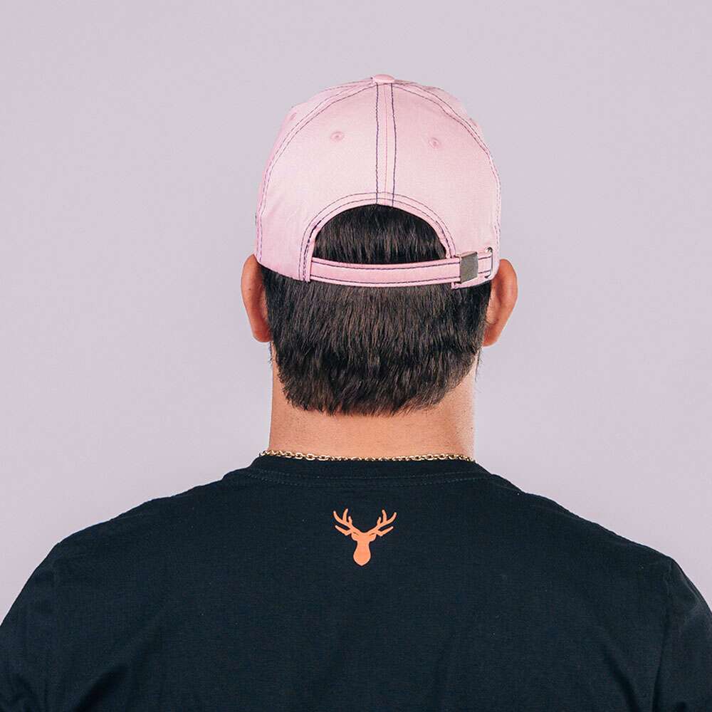 Boné RAAT Tecido rosa - Imagem 3