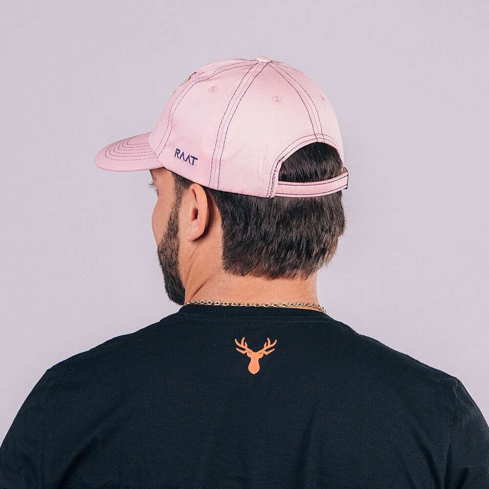 Boné RAAT Tecido rosa - Imagem 2