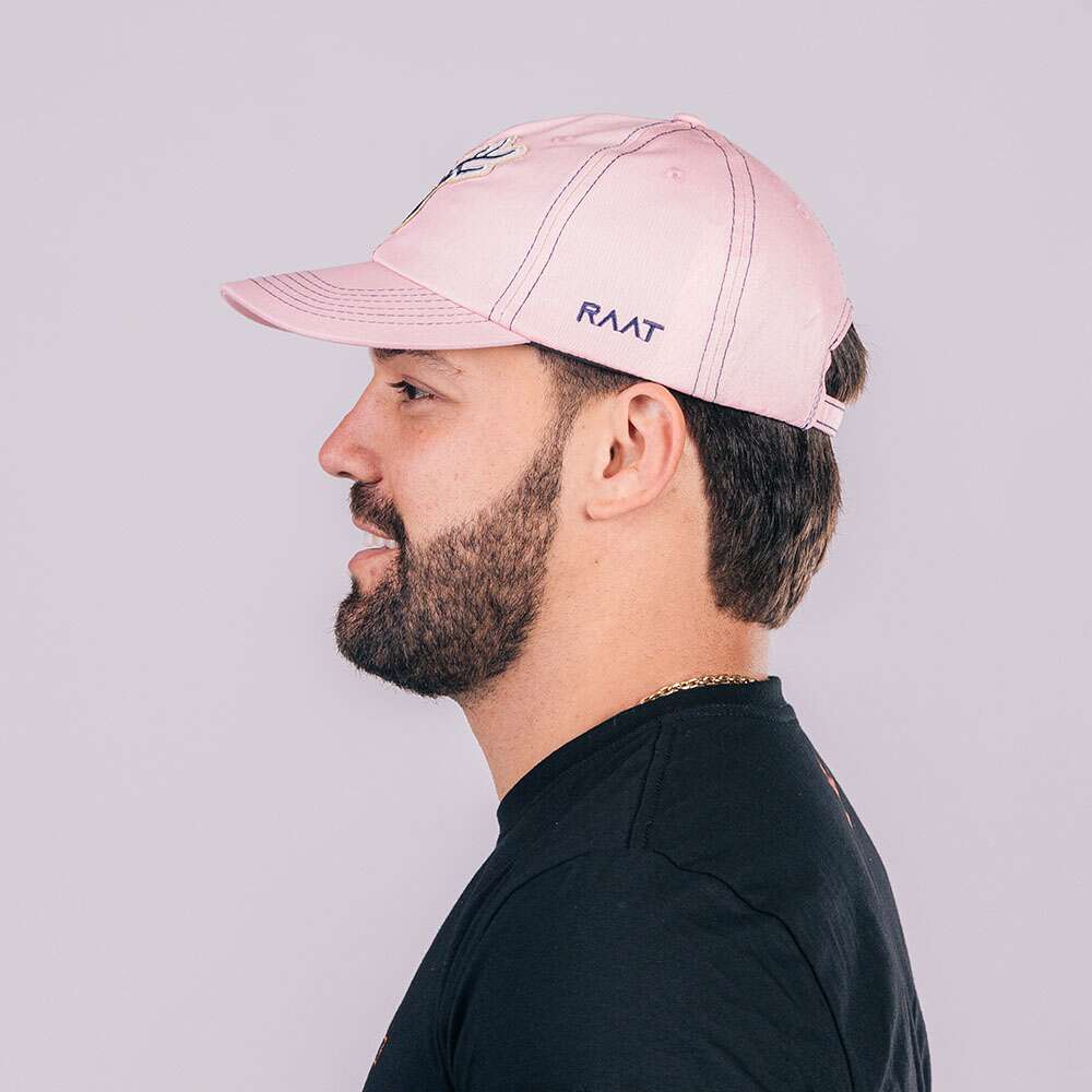 Boné RAAT Tecido rosa - Imagem 5