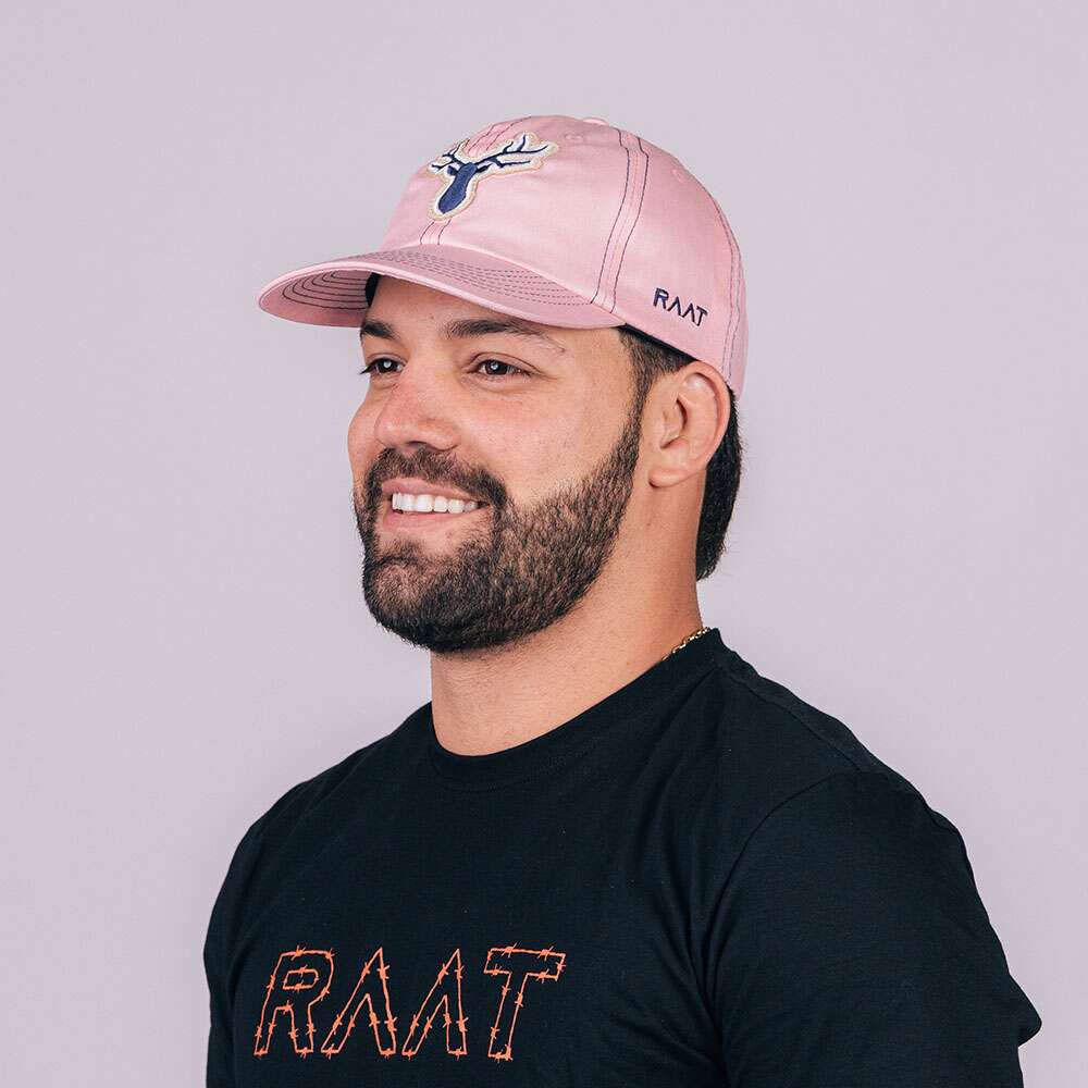 Boné RAAT Tecido rosa - Imagem 6