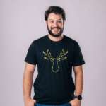 Camiseta RAAT preta alce