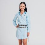 Chamise RAAT xadrez azul