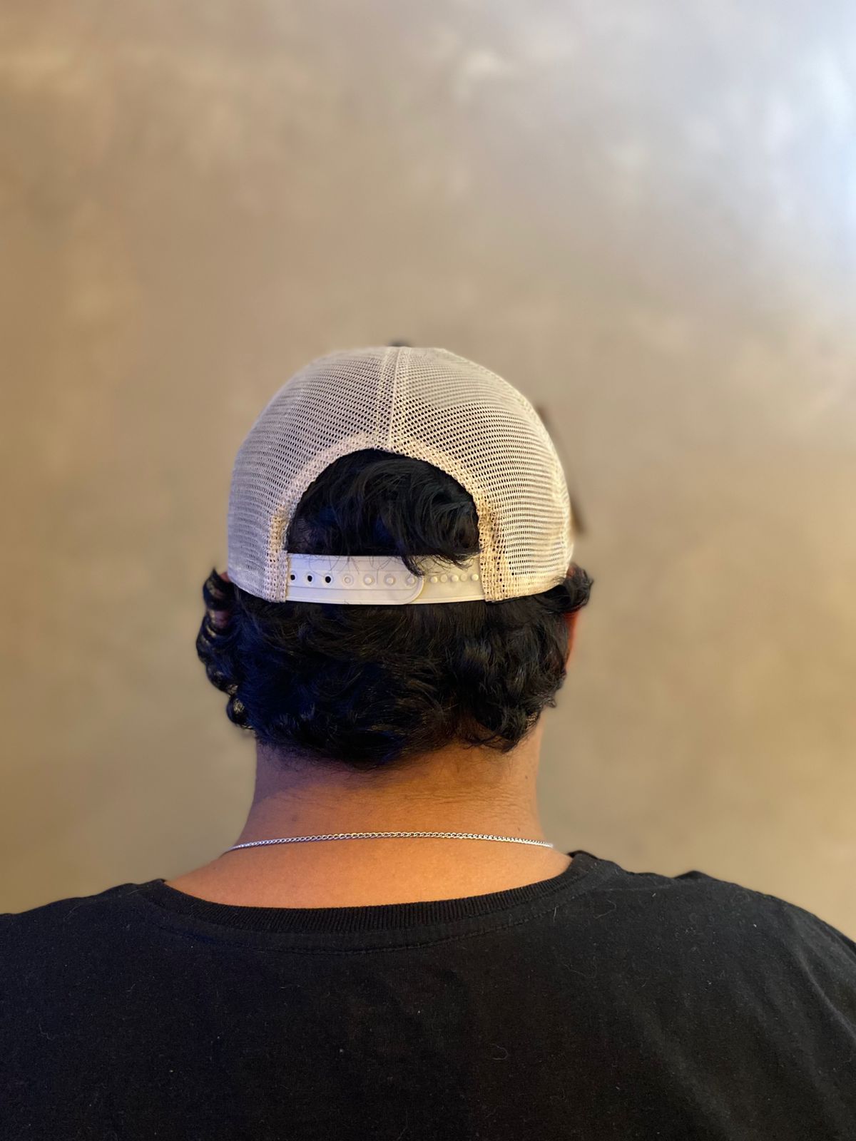 Boné preto e bege tela RAAT - Imagem 5