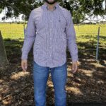 Camisa Manga longa xadrez preto com marrom RAAT