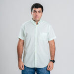 Camisa Manga curta lisa verde RAAT
