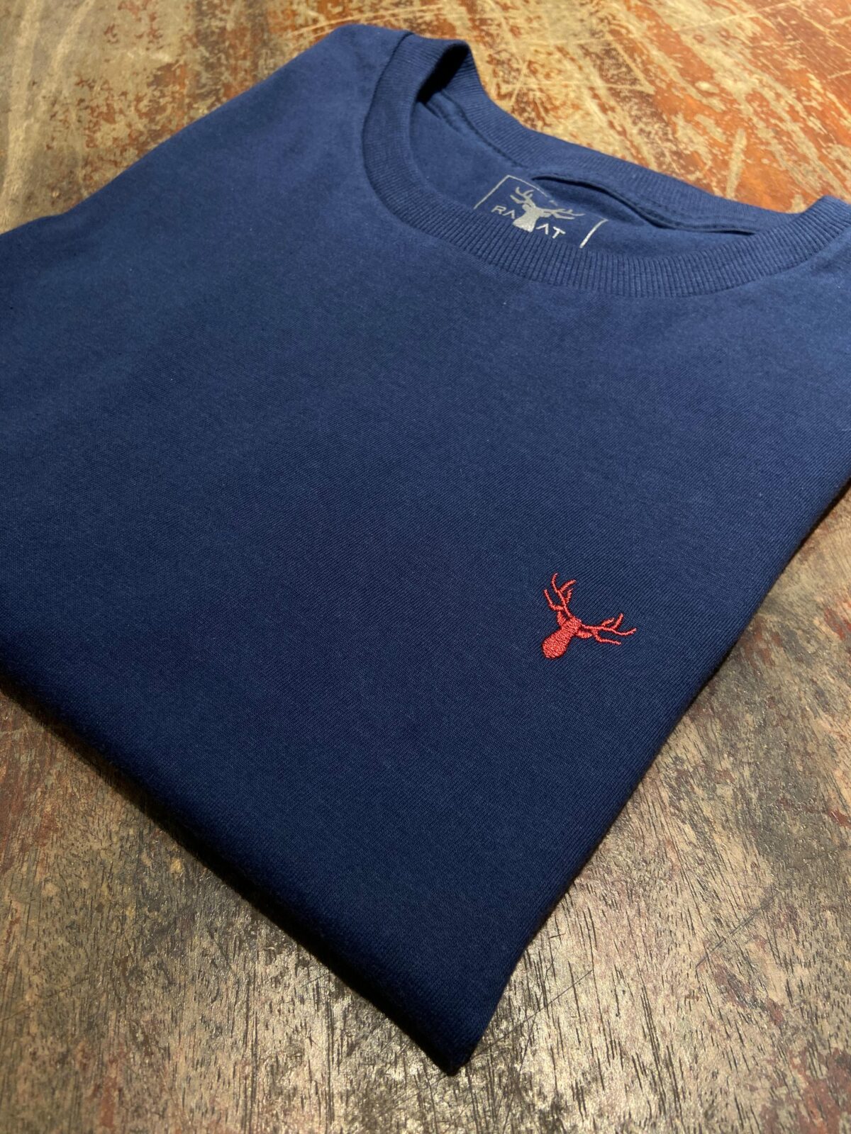 Camiseta RAAT azul lisa - Imagem 3