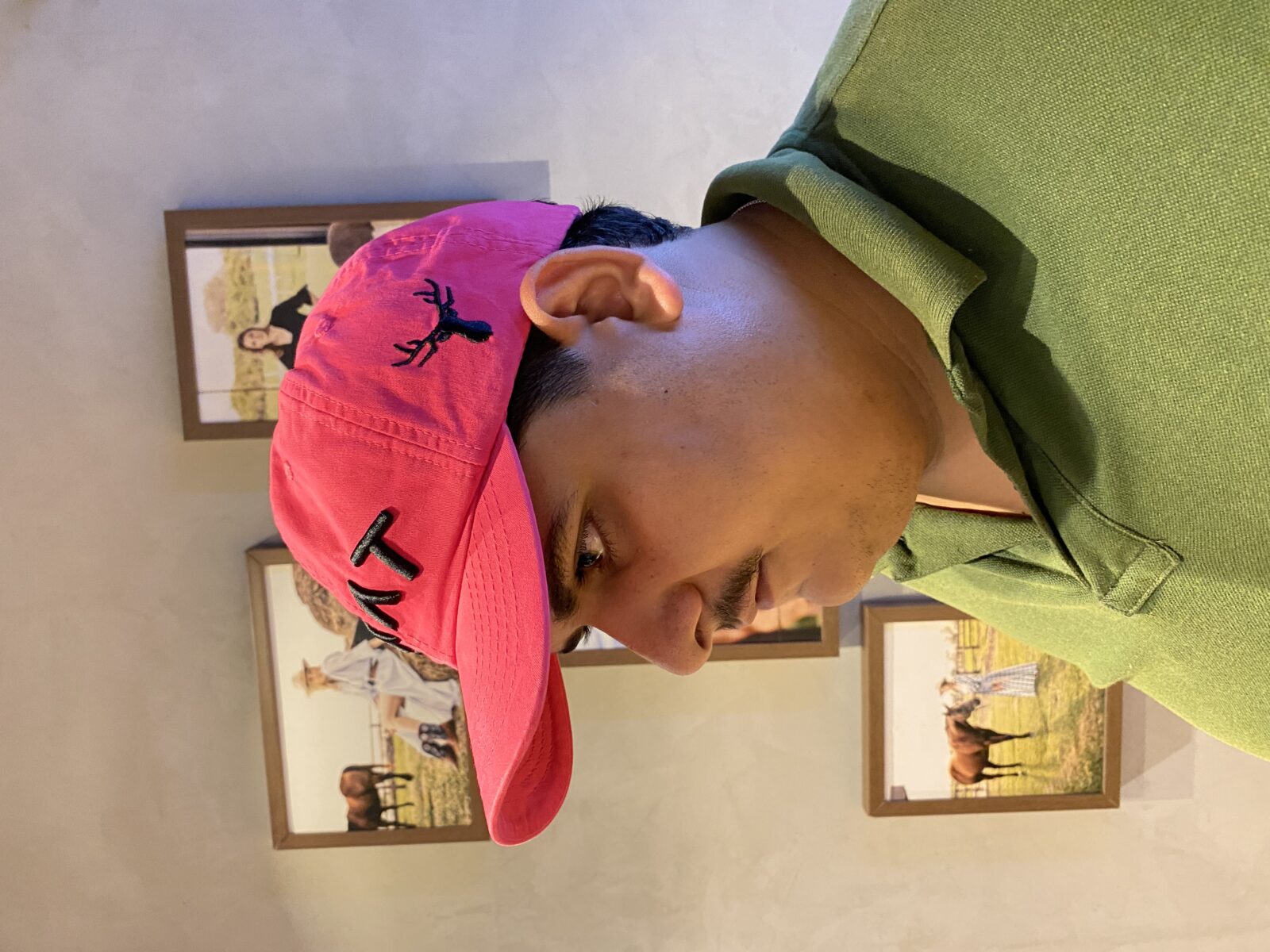 Boné rosa tecido RAAT - Imagem 5