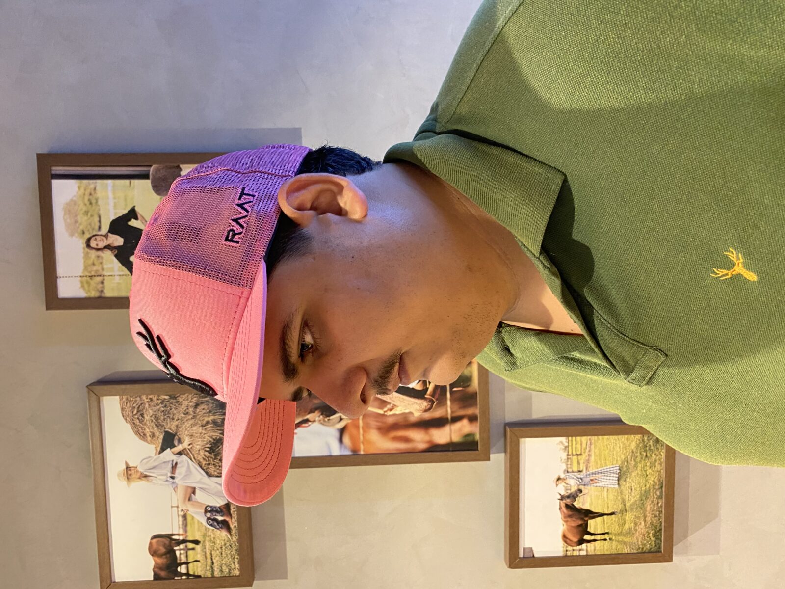 Boné RAAT tela rosa - Imagem 5