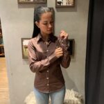 Camisa Feminina RAAT Marrom