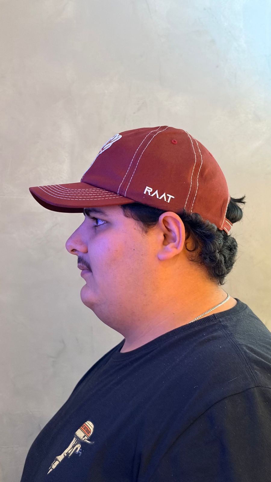 Boné vinho tecido RAAT PET - Imagem 2