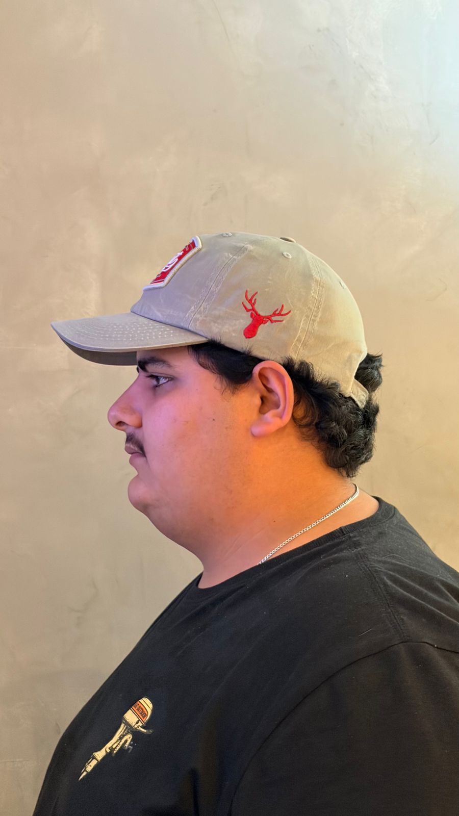 Boné RAAT tecido cinza SINCE - Imagem 3
