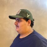 Boné RAAT tecido verde