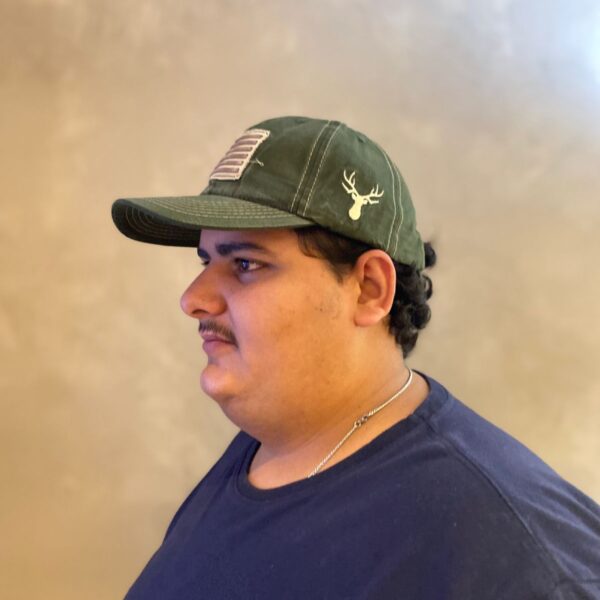 Boné RAAT tecido verde
