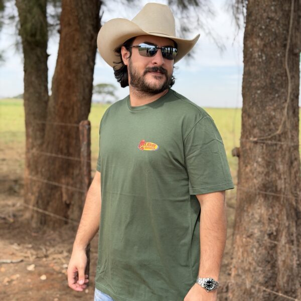 Camiseta verde PEIXE RAAT OUTDOOR