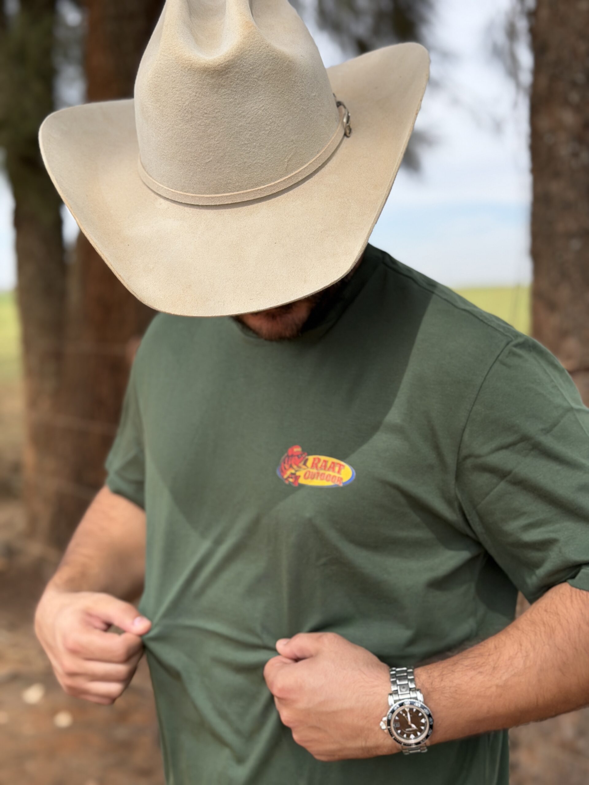 Camiseta verde PEIXE RAAT OUTDOOR - Imagem 3