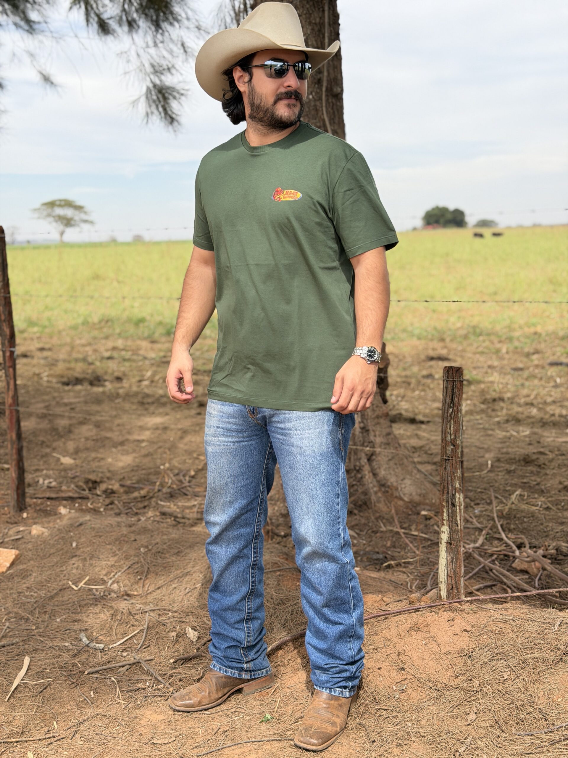 Camiseta verde PEIXE RAAT OUTDOOR - Imagem 6