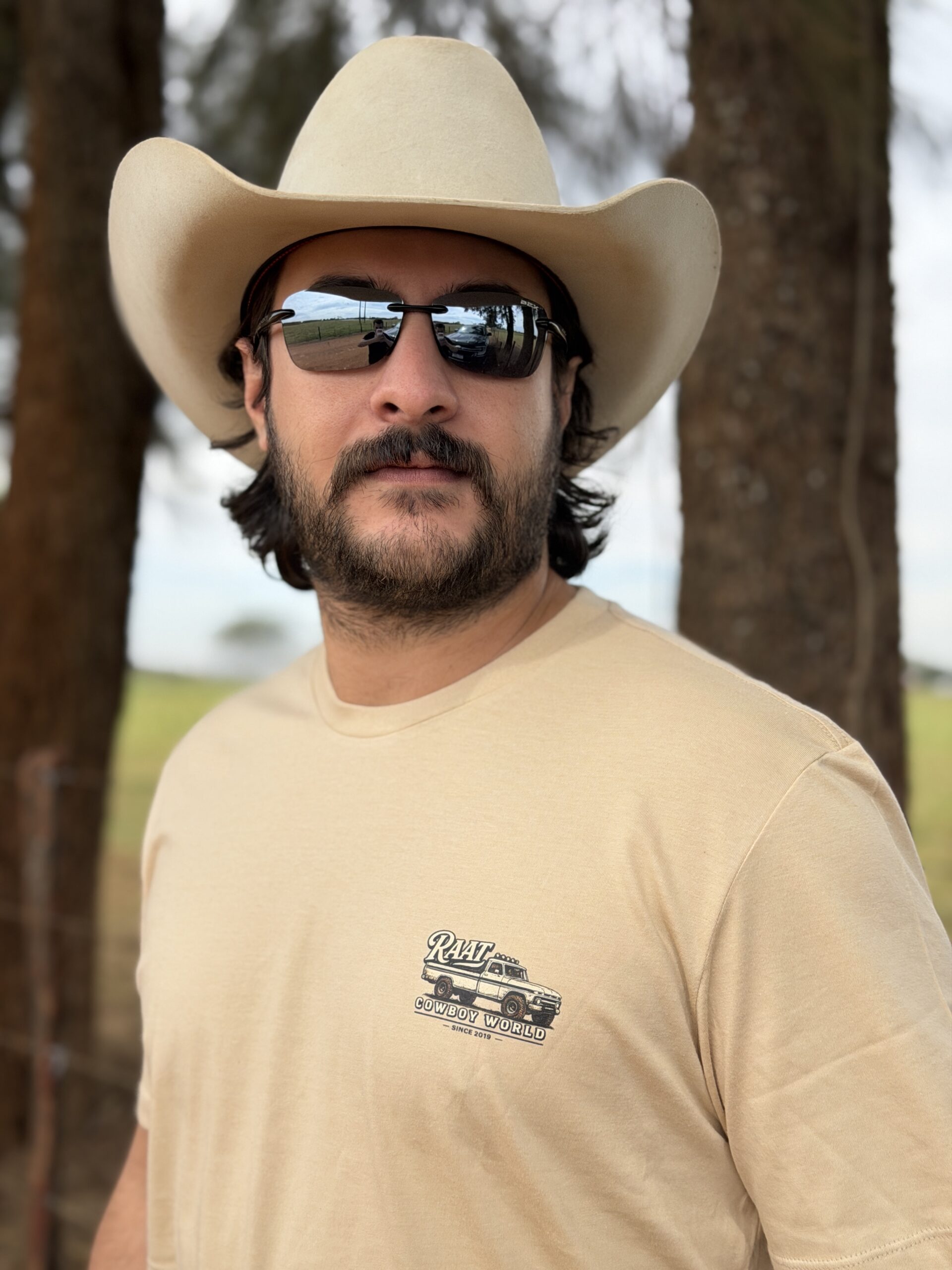 Camiseta bege Cowboy Word - Imagem 5