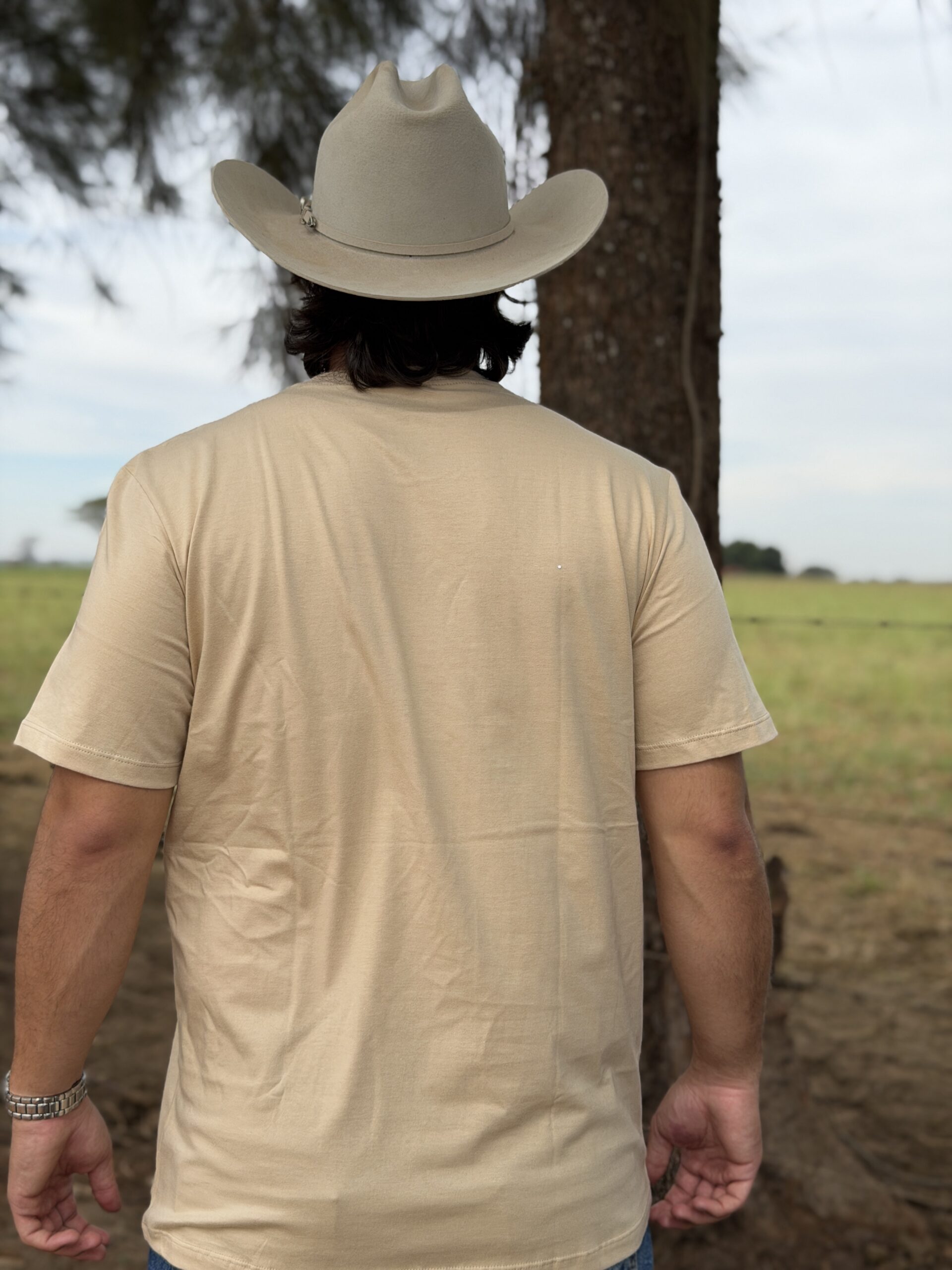 Camiseta bege Cowboy Word - Imagem 6