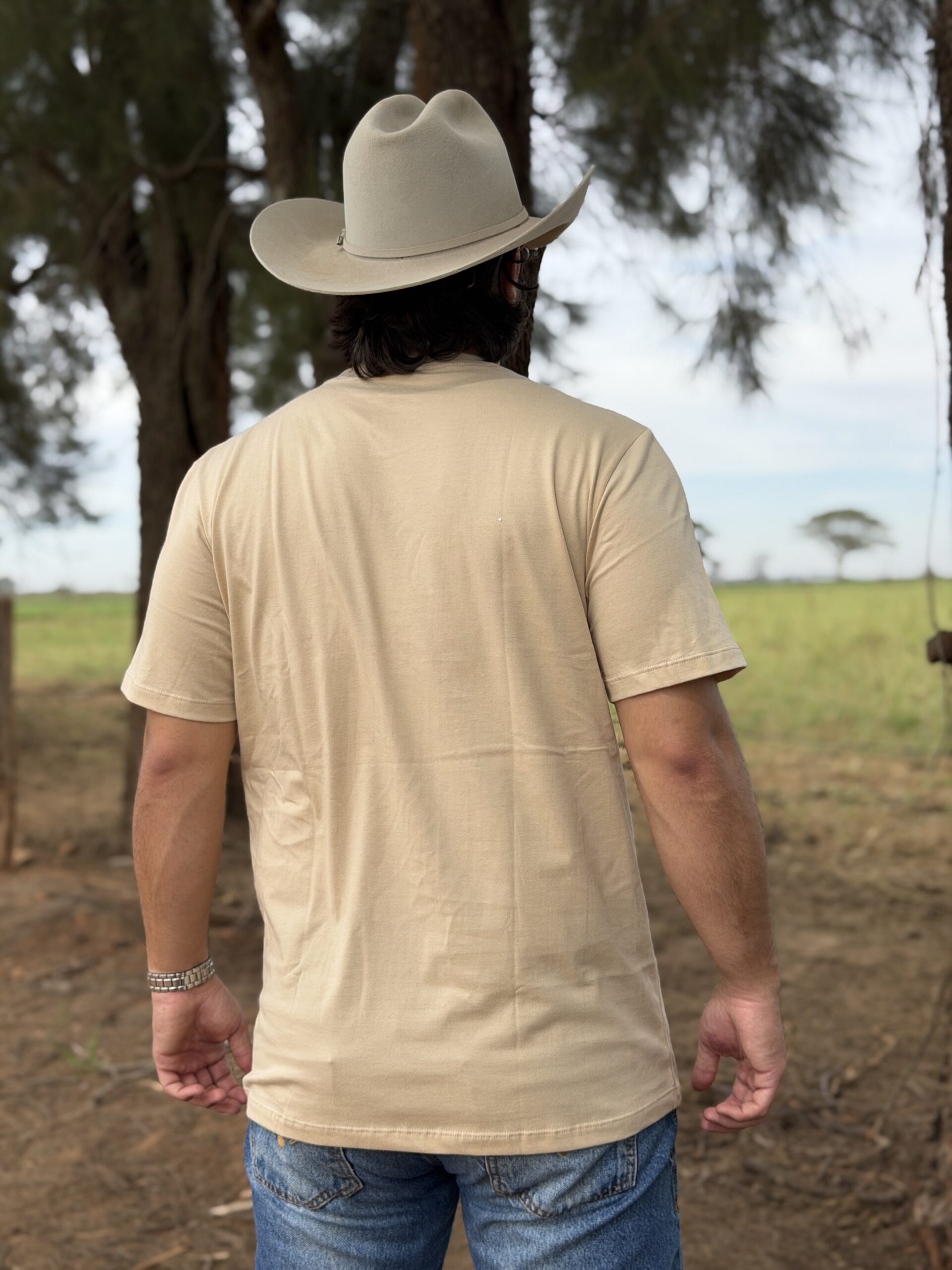 Camiseta bege Cowboy Word - Imagem 7