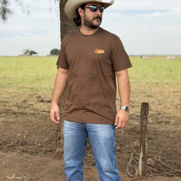 Camiseta marrom PEIXE RAAT OUTDOOR