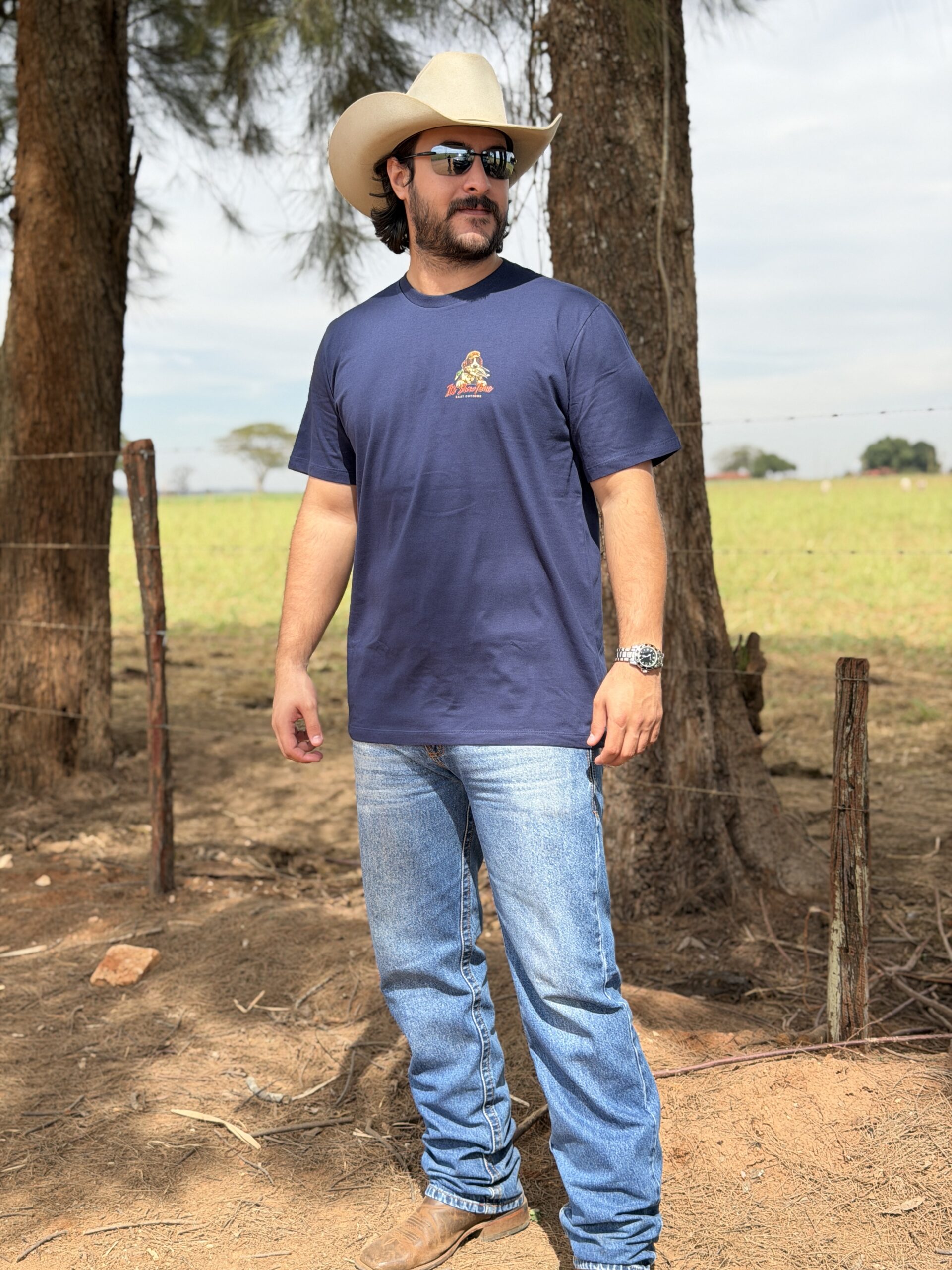 Camiseta RAAT azul marinho Cachorro