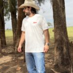 Camiseta branca Cachorro RAAT OUTDOOR