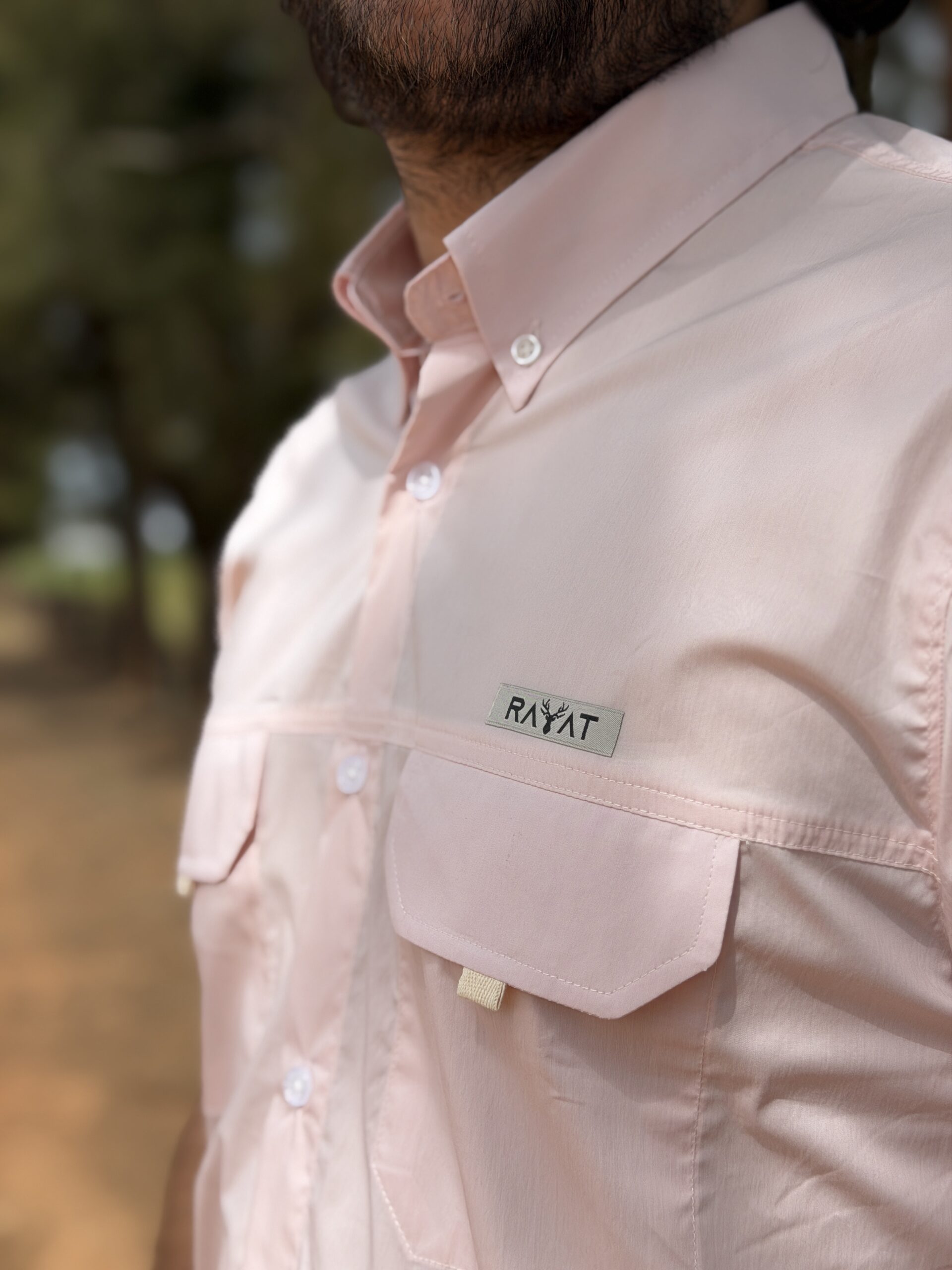 CAMISA MADE IN ARENA Curta lisa Rosa - Imagem 5