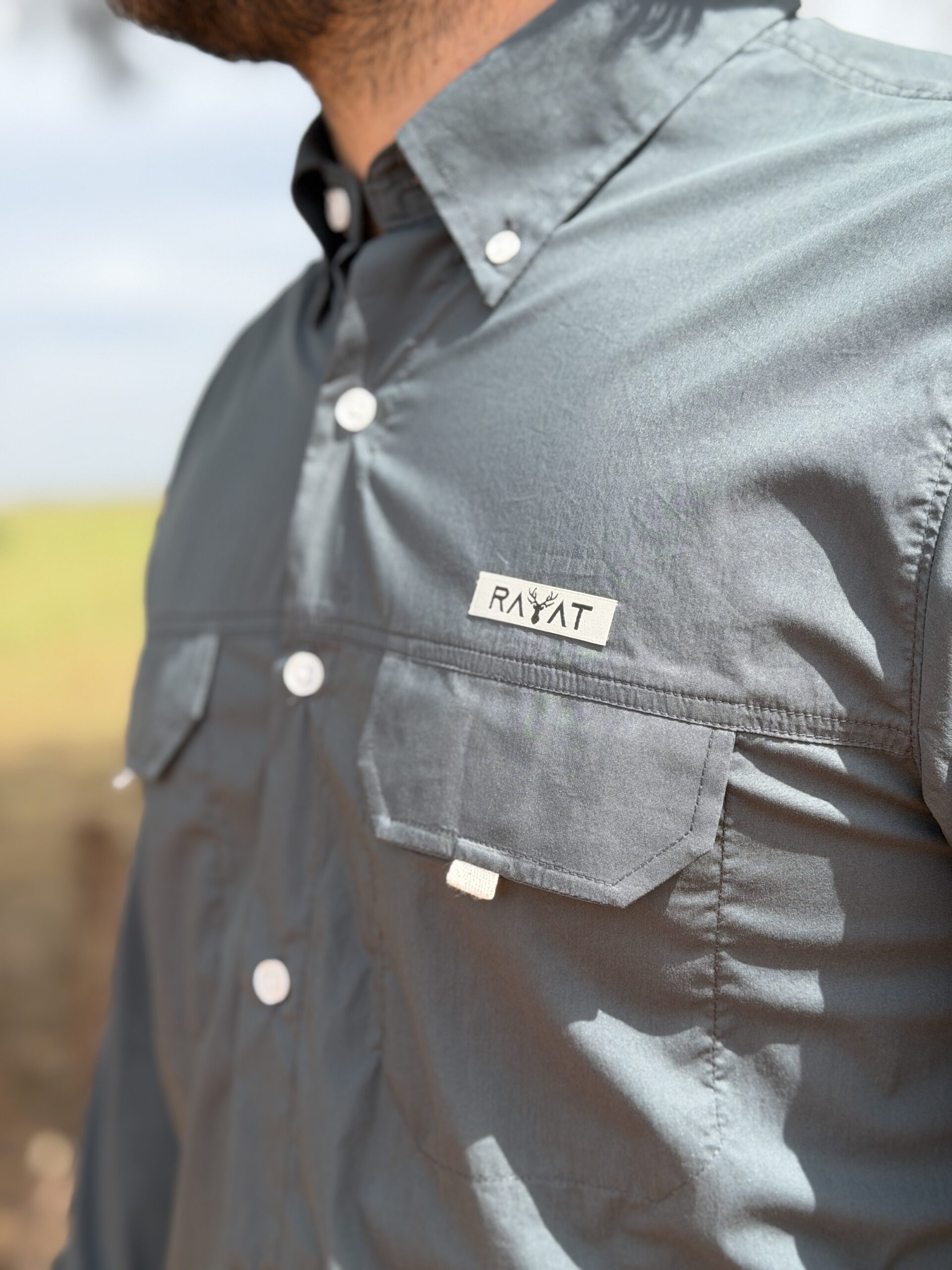 CAMISA MADE IN ARENA Longa lisa Verde Militar - Imagem 5