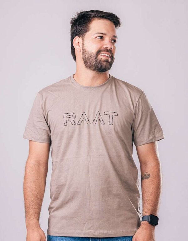 Camiseta RAAT bege