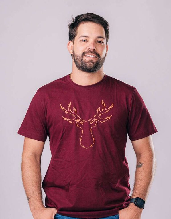 Camiseta RAAT bordo alce