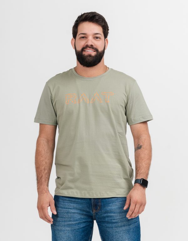 Camiseta RAAT verde agreste 1