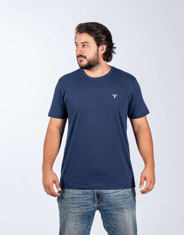 Camiseta básica azul marinho RAAT